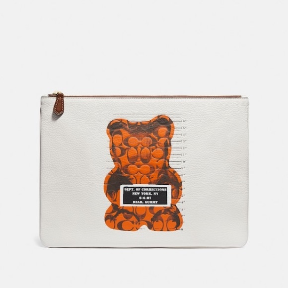 Coach Large Wristlet 30 With Vandal Gummy - Picture 2 of 2